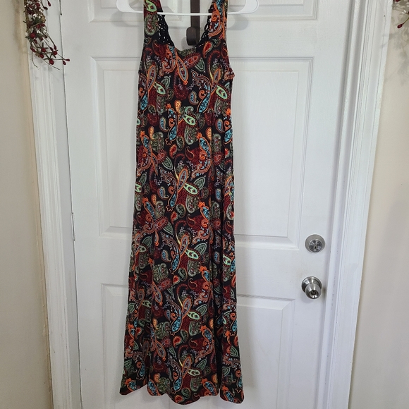 (1340) Croft and Barrow  Woman's Sun Dress, Size: Medium Color: Paisley - Picture 14 of 14